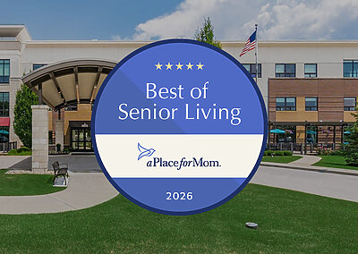 The Avalon of Lewis Center HONORED WITH A PLACE FOR MOM 2026 BEST OF SENIOR LIVING AWARD